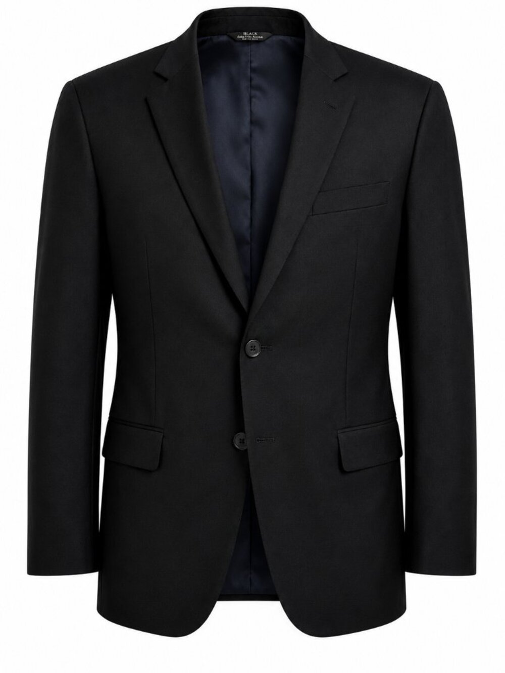 Ermenegildo Zegna Men's 42 Black Wool Silk Blazer Made in Italy